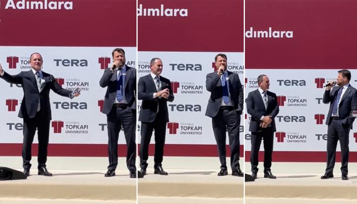 Tezmen ve Alkin'in g&ouml;r&uuml;nt&uuml;leri tepki &ccedil;ekti: "&Ccedil;ok rahat &ccedil;ok profesyonel"