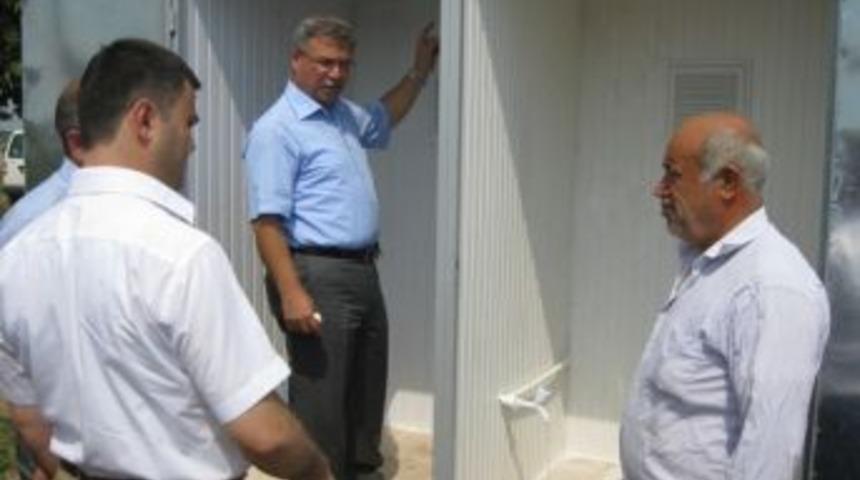 Mevsimlik tarım iş&ccedil;ilerine prefabrik ihtiya&ccedil; &uuml;niteleri kuruldu