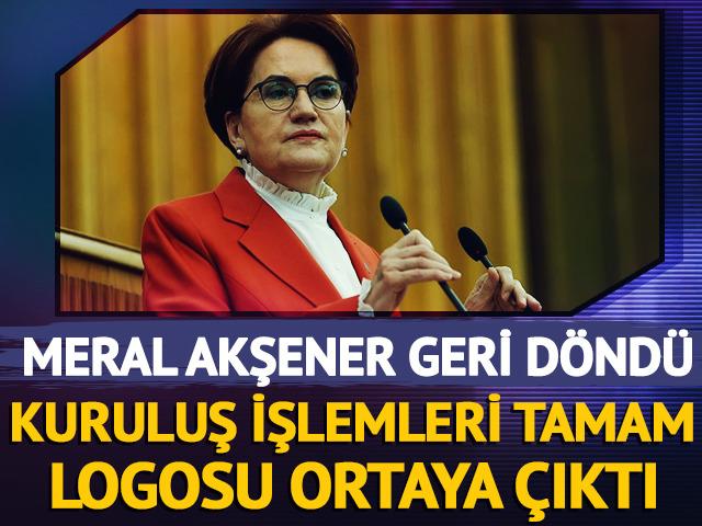 Meral Akşener vakıf kurdu! İşlemler tamamlandı, logosu belli oldu