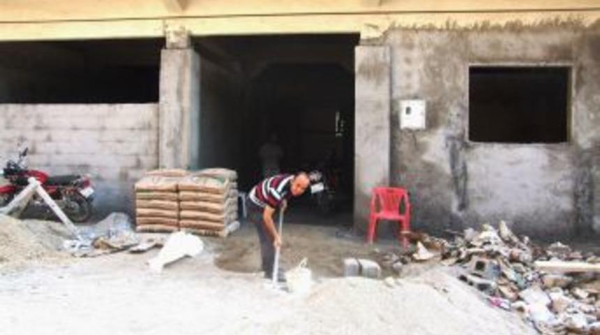 Yağmur okuma salonunun inşaatı devam ediyor