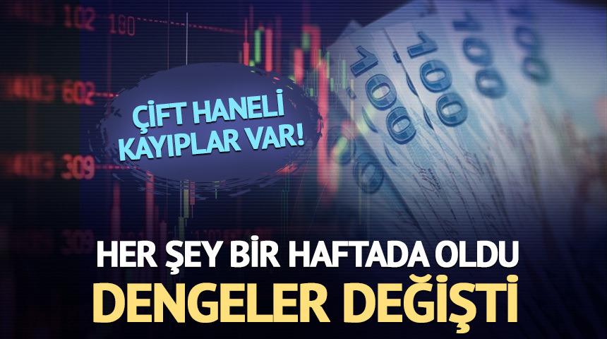 Borsada kırmızı hafta! En &ccedil;ok d&uuml;şen hisseler belli oldu