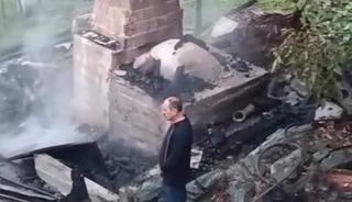 K&ouml;y fırınında &ccedil;ıkan yangını itfaiye s&ouml;nd&uuml;rd&uuml;