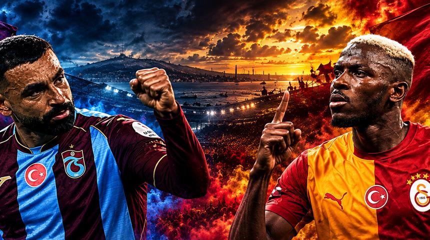 Trabzonspor-Galatasaray derbisine saatler kala her şey belli oldu!