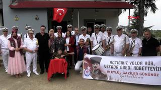 Trabzon'da gazilere duygulandıran sürpriz