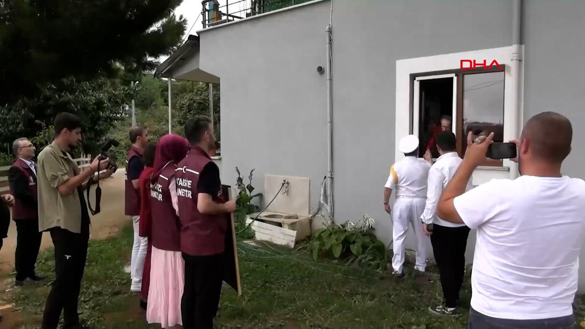 Trabzon da gazilere duygulandıran s&uuml;rpriz 4