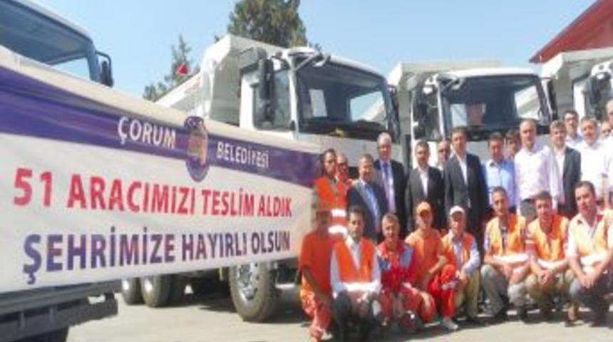 &Ccedil;orum Belediyesi temizlik filosunu yeniledi