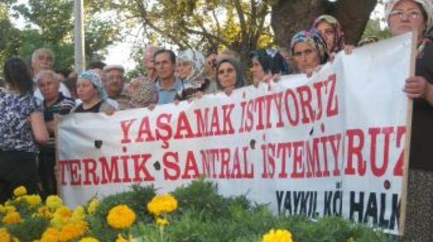 Sinop'ta termik santral karşıtı eylem d&uuml;zenlendi