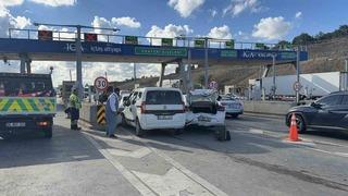 Kuzey Marmara Otoyolu’nda zincirleme kaza: 2 yaralı