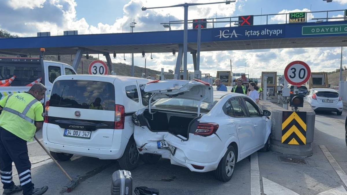 Kuzey Marmara Otoyolu nda zincirleme kaza: 2 yaralı 1