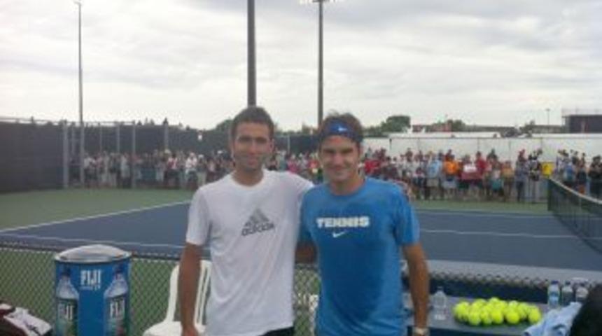 Marsel İlhan, Amerika A&ccedil;ık Tenis Turnuvası&rsquo;na Federer ile hazırlanıyor