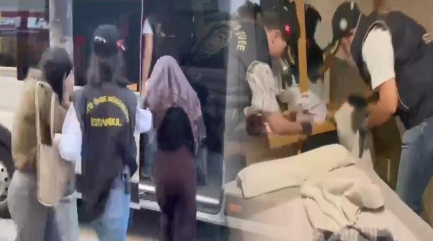 İstanbul&rsquo;da masaj salonları ve fuhuş yapılan mekanlara operasyon: 31 kişi yakalandı