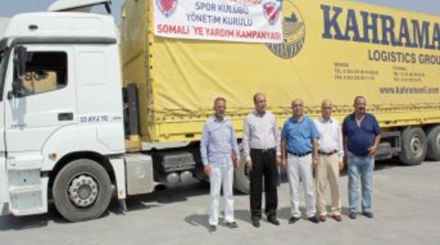 Mersin İdmanyurdu ve Kahramanlı Grup&rsquo;tan Somali&rsquo;ye 2 TIR yardım