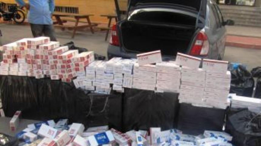 Osmaniye’de 36 bin 930 paket kaçak sigara ele geçirildi