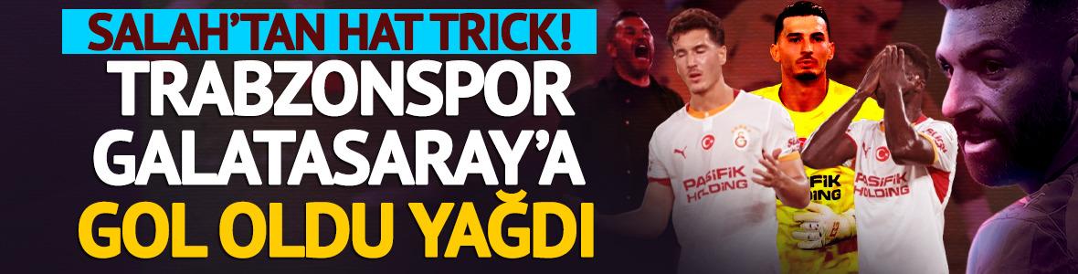 (&Ouml;zet) Trabzonspor - Galatasaray Ma&ccedil;ı &Ouml;zeti ve T&uuml;m &Ouml;nemli Anları