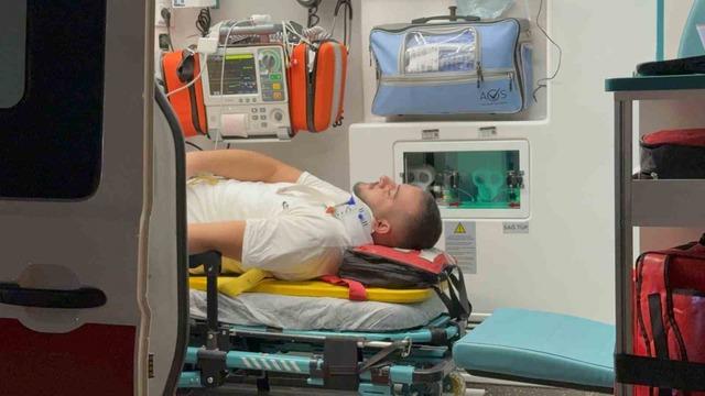 Samsun’da kavşakta iki ticari taksi çarpıştı: 2 yaralı 5