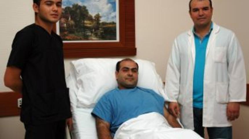 Dizinin kesilme ihtimali olduğu söylenen hasta, artroskopik ameliyatla kurtuldu
