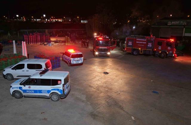 Sebze halinde korkutan yangın 3