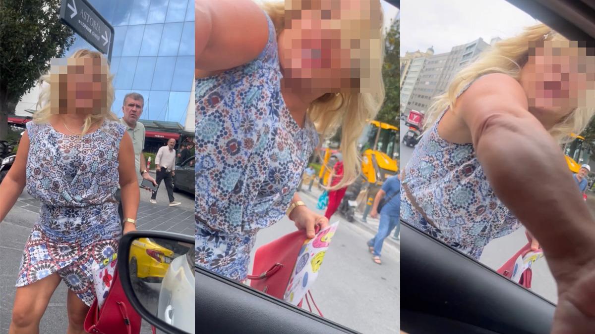 Korna &ccedil;alınca &ccedil;ılgına d&ouml;nd&uuml;! Kadın s&uuml;r&uuml;c&uuml;ye b&ouml;yle saldırdı 4