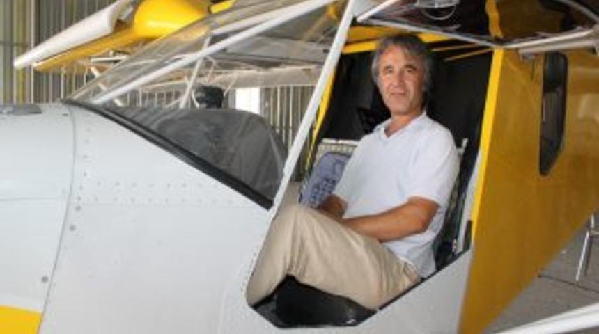 Kendi u&ccedil;ağını yaptı, mevzuat engeli y&uuml;z&uuml;nden u&ccedil;amadı