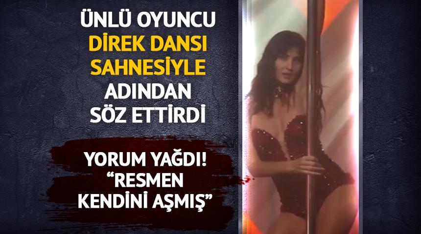 Tuba B&uuml;y&uuml;k&uuml;st&uuml;n'&uuml;n Sultana'daki direk dansı olay oldu! 