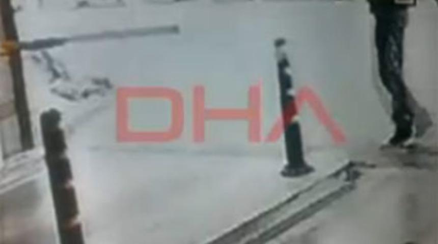 Taksim'deki dehşet kamerada