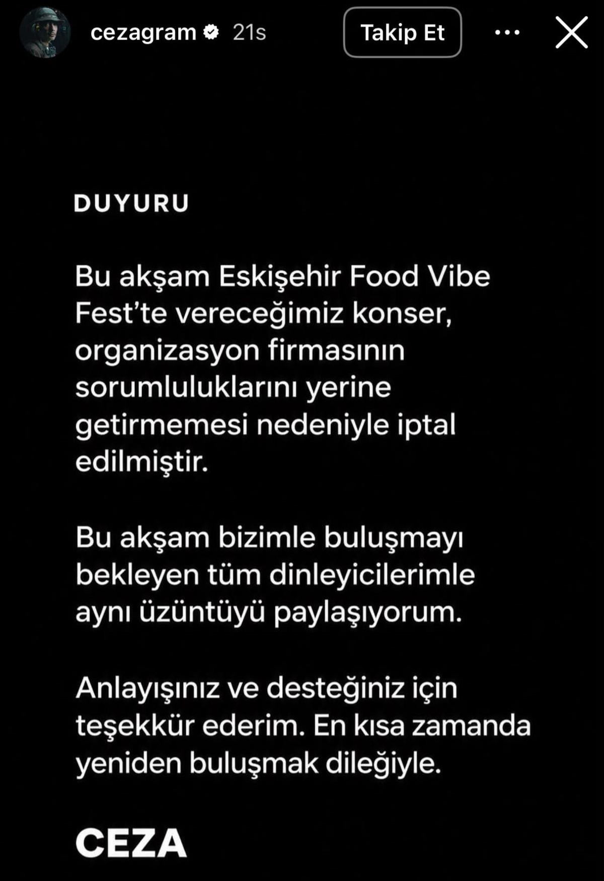 Ceza ve İrem Derici sahneye çıkmadı: Festivalde ortalık karıştı 2