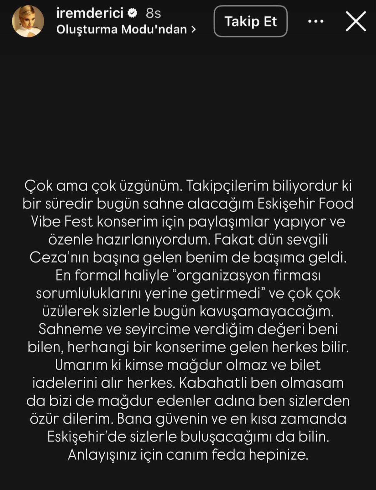 Ceza ve İrem Derici sahneye çıkmadı: Festivalde ortalık karıştı 3
