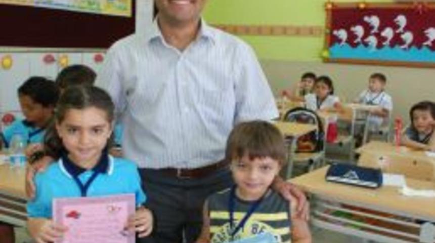 G&uuml;len Kolejinden 1. sınıf &ouml;ğrencilerine mektuplu &ccedil;ağrı