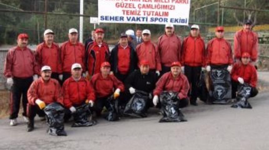 Seher Vakti Spor Ekibi'nden temizlik kampanyası