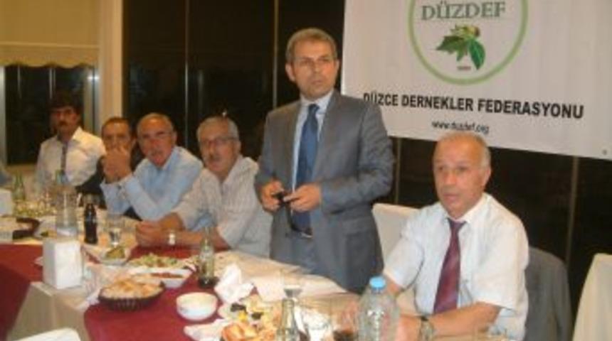 D&Uuml;ZDEF, iftarda 4 aylık &ccedil;alışmalarını değerlendirdi