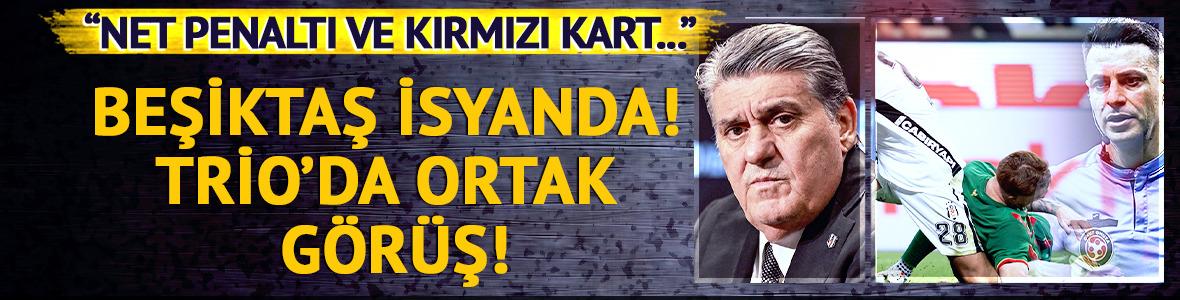 Beşiktaş isyanda! beIN Trio&rsquo;da ortak g&ouml;r&uuml;ş: 'penaltı ve kırmızı'