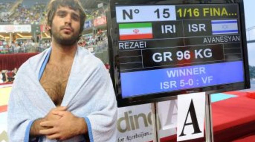 İranlı g&uuml;reş&ccedil;iler İsraillilerin karşısına &ccedil;ıkmadı