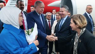 Cumhurbaşkanı Erdoğan'ın u&ccedil;ağı New York'a iniş yaptı