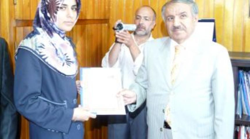 2,5 ayda hafız olan T&uuml;rkiye birincisi Gaziantep&rsquo;e gurur yaşattı