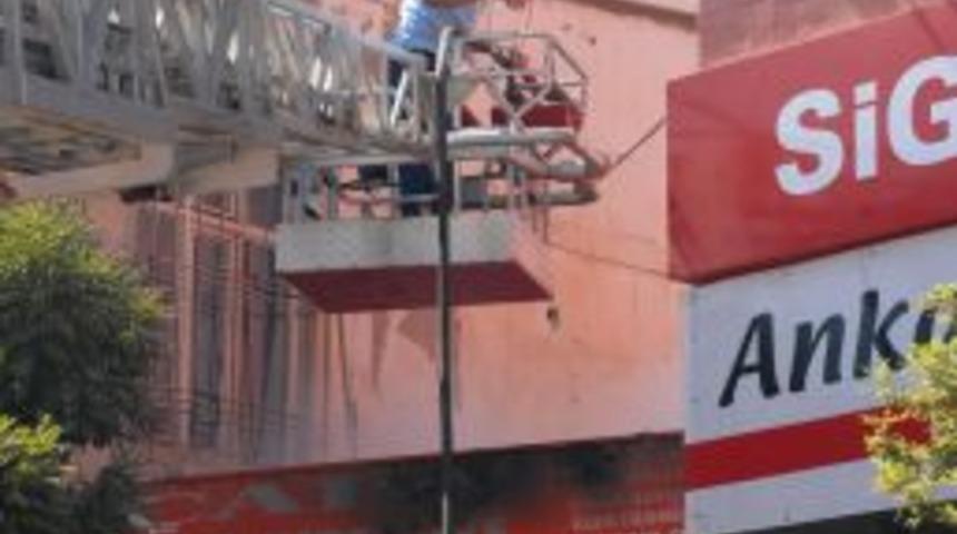 Klima yangına sebep oldu