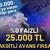 %0 FAİZLİ VE 3 AY TAKSİTLİ 25.000 TL NAKİT AVANS FIRSATI!