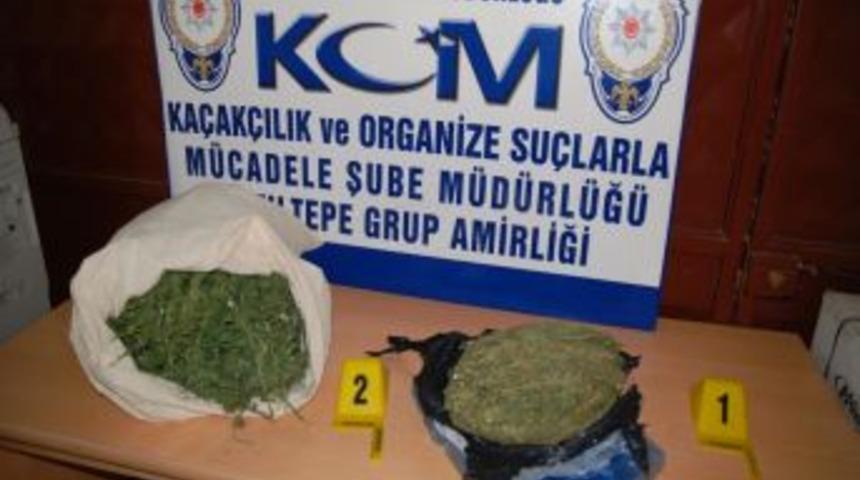 Mardin&rsquo;de 6,5 kilo esrar ele ge&ccedil;irildi