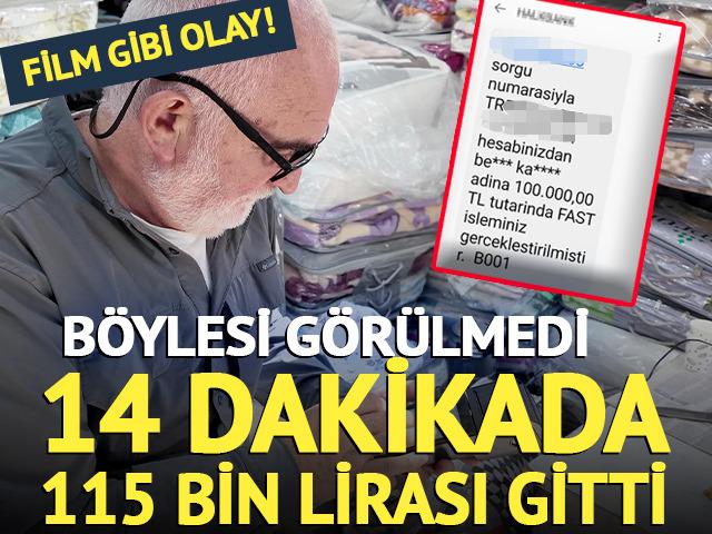 B&ouml;ylesi g&ouml;r&uuml;lmedi! 14 dakikada 115 bin lira dolandırıldı