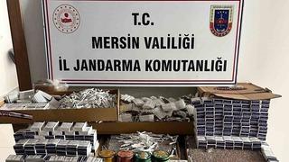 Mersin’de sigara kaçakçılığı operasyonu: 32 bin 120 makaron ele geçirildi