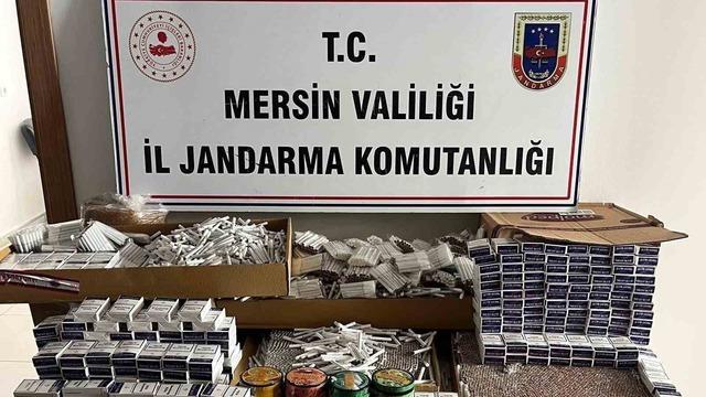 Mersin’de sigara kaçakçılığı operasyonu: 32 bin 120 makaron ele geçirildi