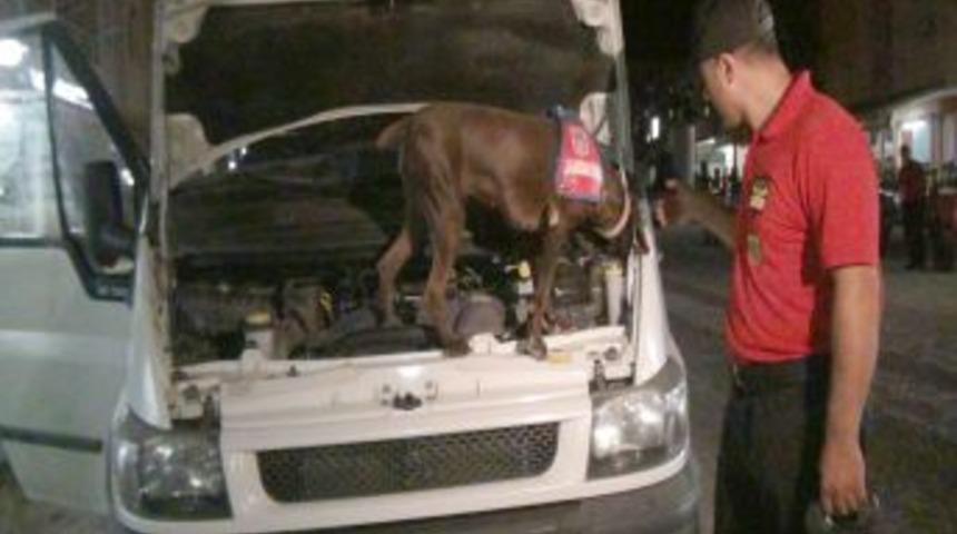 Jandarma ekipleri &uuml;niversitelilerin uğrak mekanlarında uyuşturucu aradı