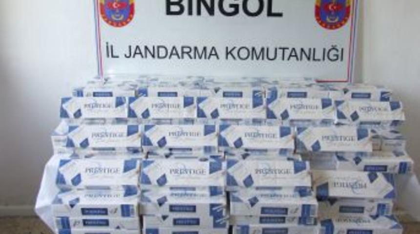 Bing&ouml;l'de 5 bin 100 paket ka&ccedil;ak sigara ele ge&ccedil;irildi