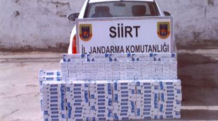 Siirt'te ka&ccedil;ak sigara operasyonu