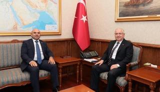 Bakan G&uuml;ler, Azerbaycan&rsquo;ın Ankara B&uuml;y&uuml;kel&ccedil;isi Aslanov ile g&ouml;r&uuml;şt&uuml;
