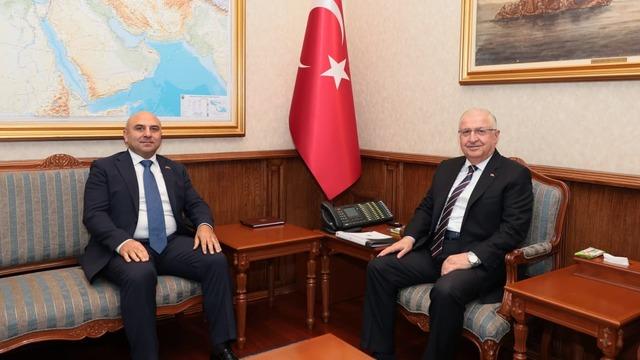Bakan Güler, Azerbaycan’ın Ankara Büyükelçisi Aslanov ile görüştü