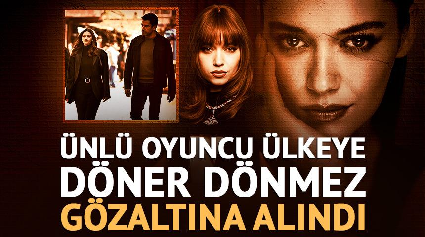 Afra Sara&ccedil;oğlu havaalanında g&ouml;zaltına alındı! 