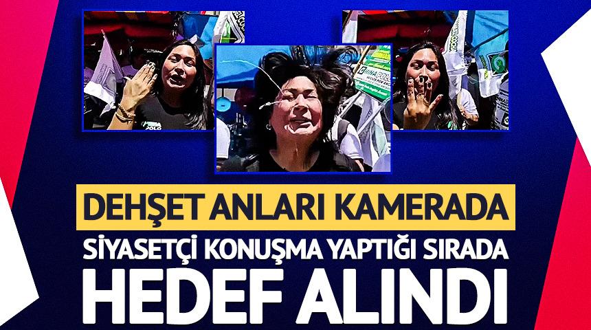 Dehşet anları kamerada! Siyaset&ccedil;i konuşma yaptığı sırada suikasta uğradı