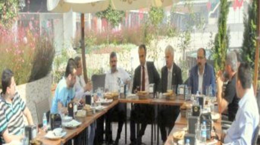 Bursa Milletvekili Şahin, İneg&ouml;l medyasıyla buluştu