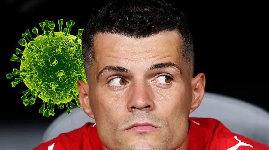 D&uuml;nyaca &uuml;nl&uuml; futbolcu Granit Xhaka'dan koronavir&uuml;s itirafı geldi!