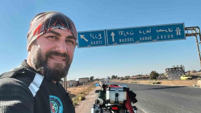 Samsun’dan motosikletle Mekke’ye gitti